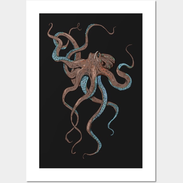 Octopus Wall Art by DavidLoblaw